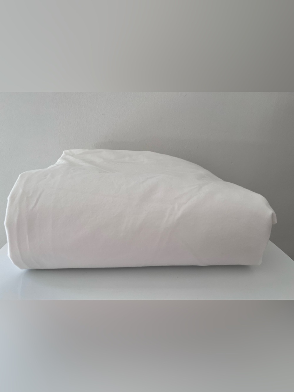 Parachute Percale Duvet Cover 100% Cotton in White size Full/Queen